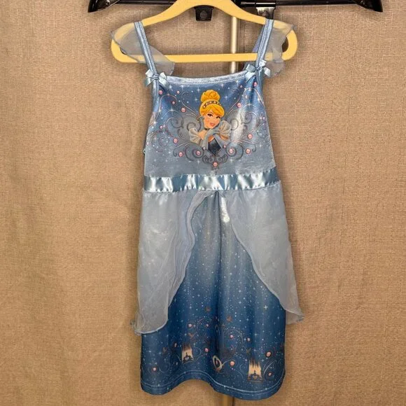 Disney Princess - Cinderella - Girls Sleeveless Dress - Size 5T - Picture 2 of 8